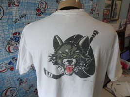 Vintage 90s Chicago Wolves Minor League Hockey T Shirt Fits L - £21.79 GBP