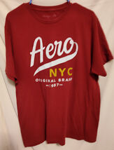 Aeropostle  NYC Original Brand 1987 Red Tshirt Mens Large  (small hole-s... - $9.88