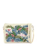 New Multi Color Embroidered Pouch - $17.82