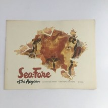 1976 Sea Fare of the Aegean Restaurant Vintage Brochure Menu by George Peter - £15.12 GBP