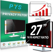 PYS Computer Privacy Screen 27 Inch Monitor Privacy Screen Shield for 16... - $28.50