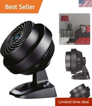 Black High Velocity Floor Fan with 3-Speed Control | 530 Compact Air Cir... - $82.49