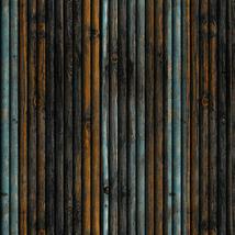 Dundee Deco PJ2210 Charcoal, Blue, Orange Faux Wood 3D Wall Panel, Peel and Stic - $12.73+