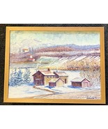 Oil Painting Original Provence France Alpes-Maritimes 20x24 Signed David... - $127.00 CAD
