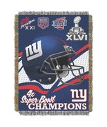 NFL New York Giants Commemorative Series 4x Champs Tapestry - €38,56 EUR