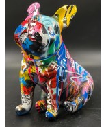 Yuvi Frenchie Resin Sculpture Signed Pop Art Dog - $5,754.62 CAD