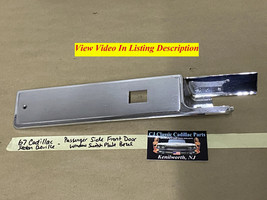 Oem 67 Cadillac Sedan Deville Right Door Panel Window Switch Plate Bezel Trim - $79.19