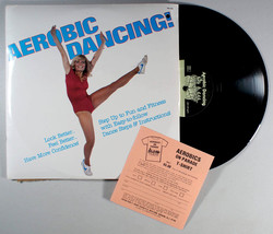 Aerobic Dancing (1981) Vinyl LP  + BOOK • Workout, Fitness, Health, Le Freak - £9.72 GBP