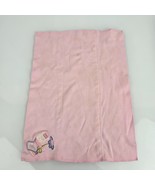 Baby Connection Pink Bear Flower Cotton Burp Burb Cloth Security Blanket - $19.79