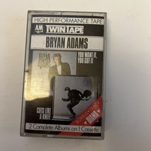 Bryan Adams - You Want It, You Got it and Cuts Like a Knife Cassette Tap... - $9.00