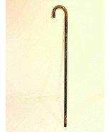 Sterling Silver Collar Antique Wood Walking Cane - £93.84 GBP