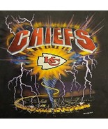 Kansas City Chiefs T Shirt NFL Football Youth XL Riding the Storm Lightn... - €127,69 EUR