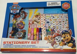 Paw Patrol Stationery Kids Gift Set over 30 Pcs Stickers School Supplies... - $9.99