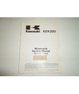 1991 1992 1993 Kawasaki KDX200 Motorcycle Service Shop Manual Supplement... - $109.89