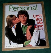 PAUL MCCARTNEY BLOOMBERG PERSONAL NEWSPAPER SUPPLEMENT VINTAGE 1996 - €21,86 EUR
