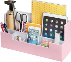 The Jackcubedesign Mk268D Pink Desk Organizer Caddy, Office Supply, Workspace - £25.51 GBP