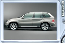 KEYTAG SILVER GRAY/GREY BMW X5 5 SUV 4X4 KEY CHAIN RING - £15.67 GBP
