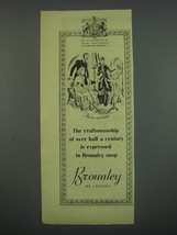 1949 Bronnley Soap Ad - Then as now The craftsmanship of over half a cen... - $18.49