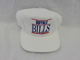 VINTAGE Annco Buffalo Bills White Snapback Adjustable Cap Hat - £79.12 GBP