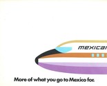 Mexicana Airlines Items Brochure Envelope &amp; Baggage Tag  - $25.71