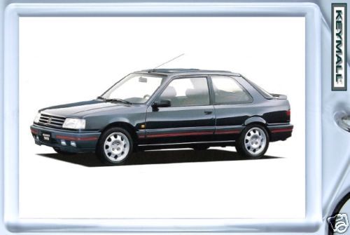 Beau Porte Clef clé PEUGEOT 309 GTI Noire/Noir Keychain - $19.95
