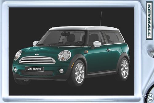 New Porte Cle MINI COOPER CLUBMAN VERT/VERTE KEY CHAIN GREEN - $19.95