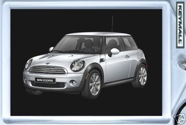 New Porte Cle MINI COOPER ONE Gris/Argent/Silver Key chain - $19.98