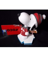 WSU Cougars Snoopy Bobblehead Christmas team ornament 4.25&quot; NEW 2023 - £16.17 GBP