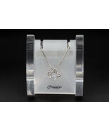 Crossfor Dancing Stone Connect Heart 925 Sterling Silver Necklace NYP-597 - $124.99