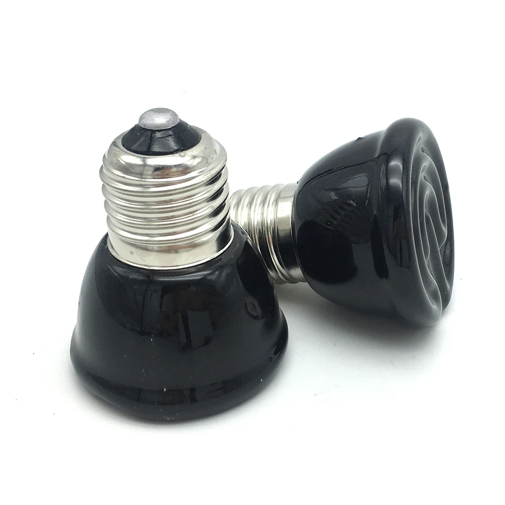 Play 25/50/75/100W E27 Pet Heating Lamp 110V 220V Infrared Ceramic Atter Heat Li - £23.17 GBP