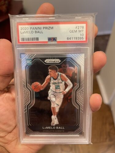 Primary image for LaMelo Ball 2020-21 Panini Prizm #278 Base Rookie Card RC PSA 10 - Hornets