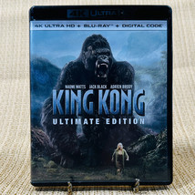 King Kong Ultimate Edition 4K UHD  Blu-ray With Digital Code Naomi Watts - £23.70 GBP