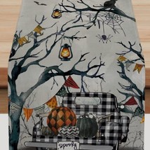 Halloween Table Runner Decorative Cloth Haunted Decoration Farmhouse Decor Plaid - £21.93 GBP