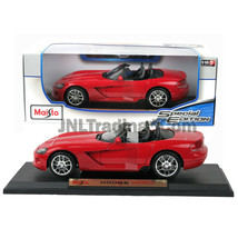 Maisto Special Edition 1:18 Die Cast Car Red Sports Coupe DODGE VIPER SR... - £39.30 GBP