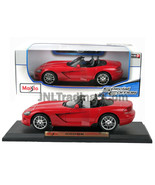 Maisto Special Edition 1:18 Die Cast Car Red Sports Coupe DODGE VIPER SR... - £39.95 GBP