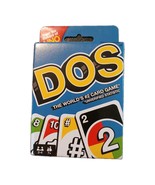 MATTEL UNO DOS FAMILY CARD GAME 2-4 PLAYER New Sealed  - $8.90