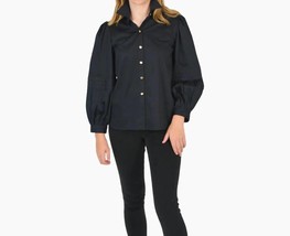 Emily Mccarthy oxford top in BLACK - size S - £77.37 GBP