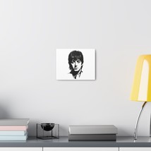 Canvas Gallery Wrap - Black and White Paul McCartney Portrait - 100% Cotton Fabr - £16.42 GBP+