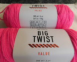 Big Twist Value lot of 2 Hot Pink Dye Lot 651950 - $9.99