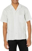 BLANKNYC Mens Collared Neck Short Sleeve Button Down Shirt White Cotton Blend S - £29.75 GBP