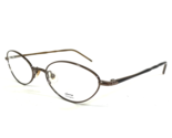 Sama Eyeglasses Frames CL-36 BRN-S Brown Round Featherlight Titanium 53-... - $140.48