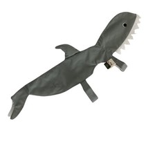 Pet Costume Shark Size Medium Gray Shark Fin Teeth New - £10.26 GBP