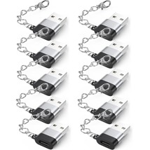 Usb C Female To Usb Male Adapter 10 Pack, Usb A Male To Usb C Female Cable Conve - £35.16 GBP