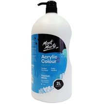 Discovery School Acrylic, Titanium White, 1/2 Gallon (2 Liter). Ideal For Studen - £35.95 GBP