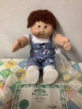 Vintage Cabbage Patch Kid SECOND EDITION Auburn Loops Brown Eyes Head Mo... - £155.67 GBP