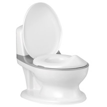 Kids Realistic Potty Training Transition Toilet w/ Flushing Sound &amp; Ligh... - £44.02 GBP