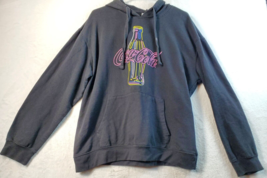 Coca-Cola Hoodie Junior 2XL Black Knit Cotton Pockets Long Sleeve Logo P... - $16.68