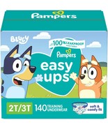 Pampers Training Pants - Easy Ups Boys and Girls Bluey - 140 - $1,375.52 MXN