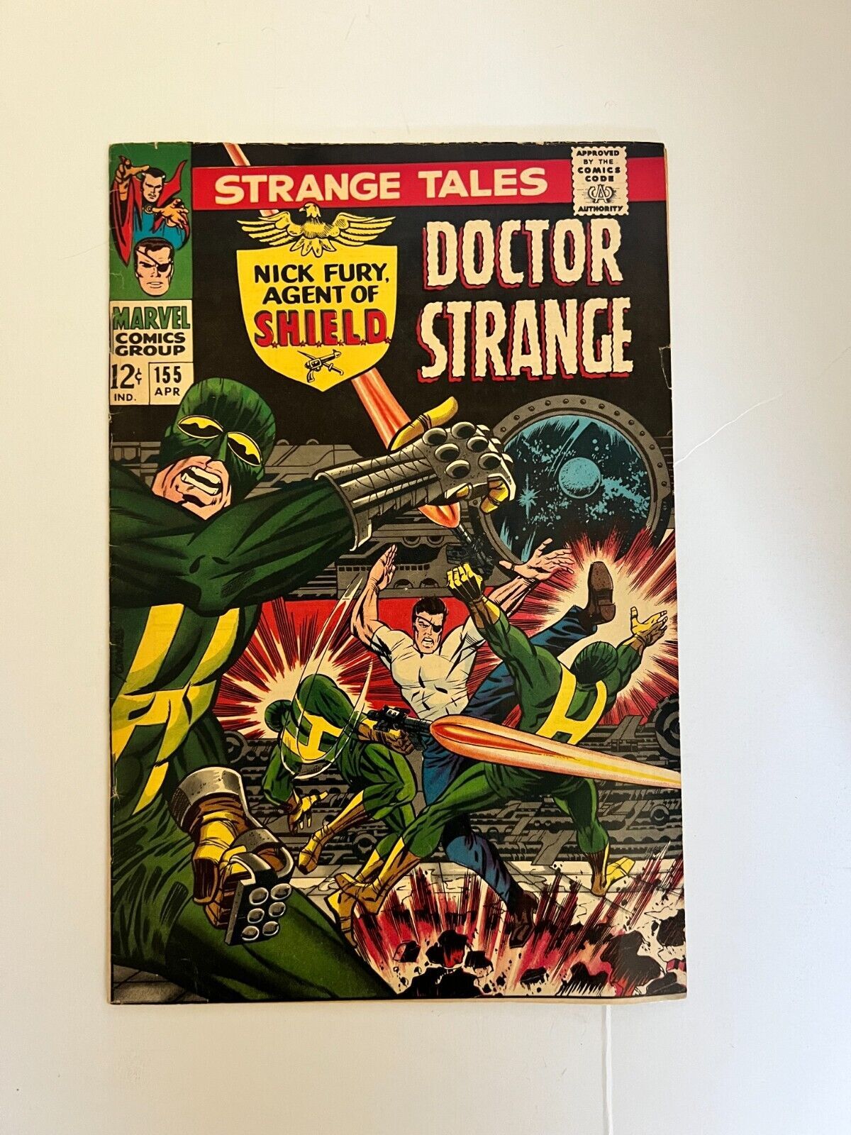 STRANGE TALES #155 Marvel Comics 1967 VF Nick Fury SHIELD/ Doctor Strange - £36.78 GBP