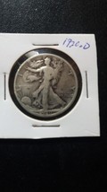 USA 1920-d Semi-Key Walking Liberty Fifty-Cent Silver in aVF Condition, ... - $60.00